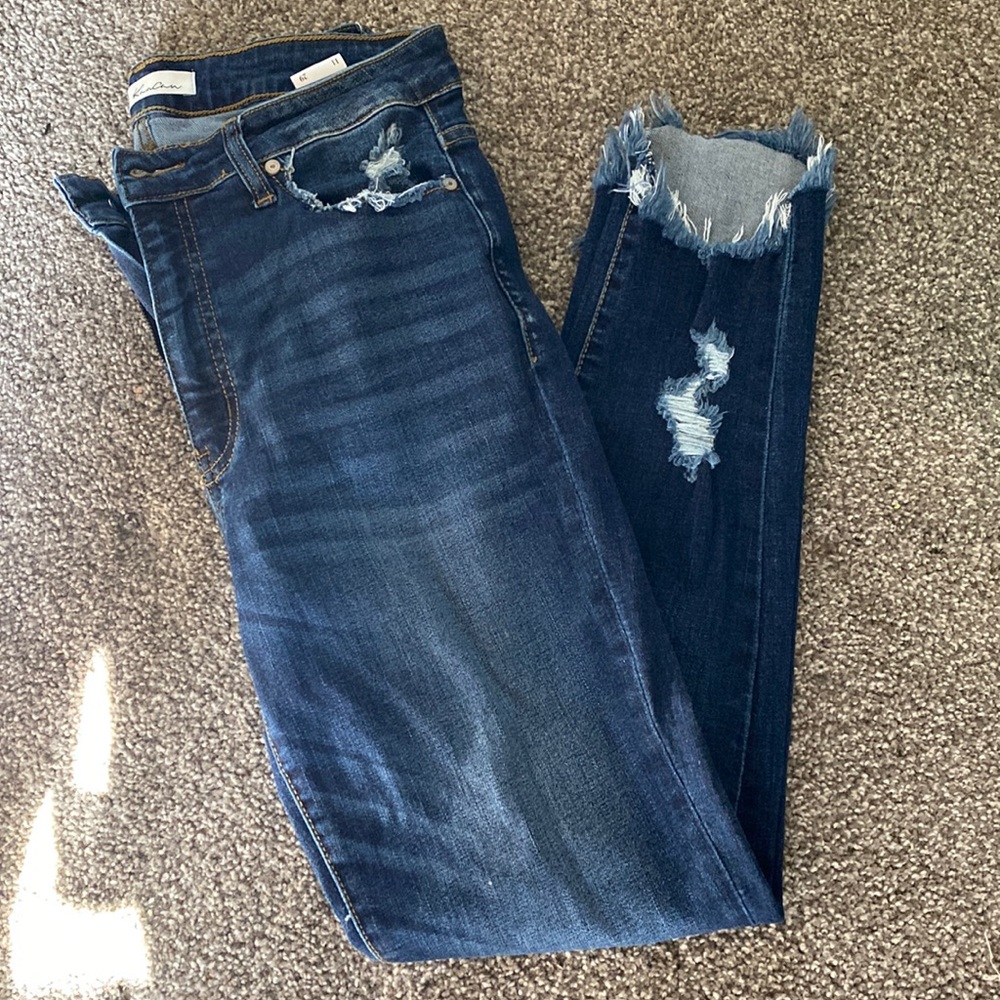 KanCan high rise ankle skinny jeans